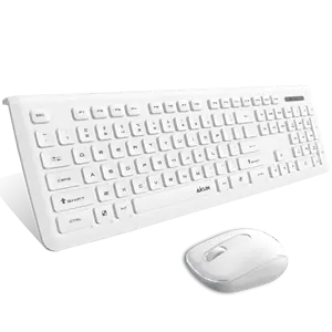 Nieuwe Computer Mini Slanke Draadloze Draadloze Toetsenbord En Muis Combo BX6200 Voor Laptop