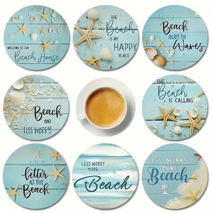 Disesuaikan bisnis promosi Set hadiah kerajinan kayu Laser memotong Puzzle cangkir Pad untuk ornamen liburan dekorasi - Product Image 3