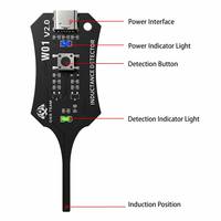 Testeur d'inductance OSS W01 alimenté par USB-C, haute précision (0,01 %), détecteur d'inducteurs, vérification rapide des défauts, bobine de carte mère