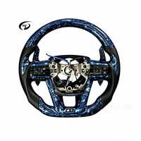 Directement du fabricant : Volant en fibre de carbone forgé pour Hilux, volant bleu et or