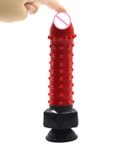 YOCY-158 Plug Anale Nero e Rosso con Punti Ondulati, Giocattolo Sessuale Stimolante, Dildo Artificiale Enorme per <span class=keywords><strong>Gay</strong></span> o Uomini - Product Image 1