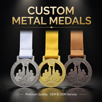 Médailles commémoratives 3D de Taekwondo en or, argent et bronze de haute qualité – Conception de logo personnalisée – Récompenses métalliques pour événements sportifs