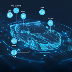 CGSULIT-herramienta de diagnóstico de coche, Sistema completo OBD2, escáner para coches globales, nueva versión actualizada, SC880, 2023