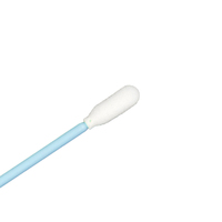 Alat Pengambilan Sampel Medis Sekali Pakai dengan Swab Busa Oral Gagang Panjang untuk Tes Flu A/B