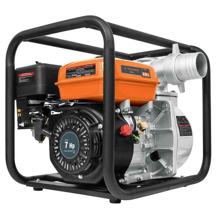Truper 7 HP Gasoline Self-Priming Motor Pump MOTB-3 3x3' for Farm Irrigation Systems