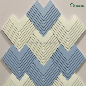 UHPC brique tridimensionnelle 3D carreaux de ciment forme spéciale café hôtel Restaurant mur cloison fond décoration murale - Product Image 2