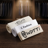 Etiquettes de vêtement personnalisées Etiquette de cou et étiquette de taille Etiquettes pour vêtement/sacs/chaussures Etiquette de vêtement vêtements avec logo personnalisé OEM