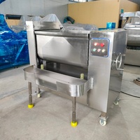 Machine de mélange de viande à haute efficacité pour l'usine de transformation de viande de bœuf, de porc, de poulet, de fruits de mer et de saucisses