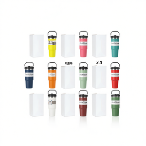 Gobelet isotherme en acier inoxydable 30 oz avec poignée, OEM ODM, tasse à café portable pour le bureau, les activités de plein air, cadeau - Product Image 1