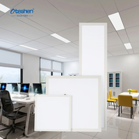 Plafonniers LED carrés modernes 2x2 600x600 36W à CRI élevé 80 en aluminium+PC pour bureaux