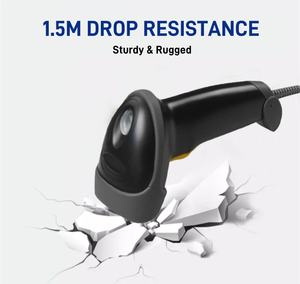 Escáner de código de barras RTS súper alta velocidad 2D CMOS lector de código QR de mano con cable USB resistente para stock de almacén de supermercado - Product Image 2