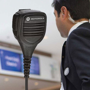 Micrófono de mano para walkie talkie con conector de audio de 3.5mm Motorola PMMN4076A para radio bidireccional DP2600e DP2400e DP3441e - Product Image 1