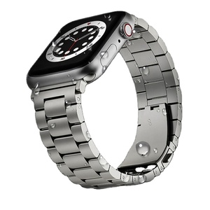 Bracelet en métal titane pour <span class=keywords><strong>Apple</strong></span> <span class=keywords><strong>Watch</strong></span> Band Ultra49mm 45mm <span class=keywords><strong>44mm</strong></span> 42mm 41mm 40mm Bracelet de montre intelligente pour Iwatch Series 8 7 6 SE <span class=keywords><strong>5</strong></span> 4 - Product Image 1