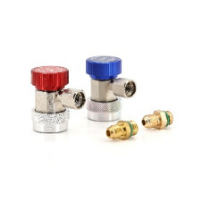 Adjustable R134a Automotive High Low Pressure <b>Connector</b> Metal <b>Quick</b> Connect For Air Conditioning Refrigerant Charging - Product Image 2