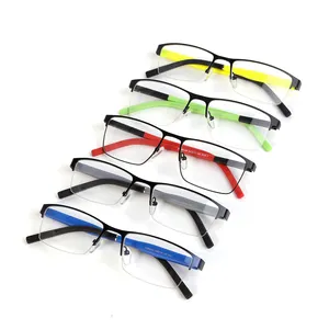 gafas hombres 50 Suppliers-Gafas de Metal TR90 para hombre, montura para gafas, precio de fábrica promocional, venta al por mayor, 2022