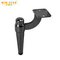 Pieds de canapé en métal Winstar pour canapé-lit et table, fourniture en gros de quincaillerie pour meubles, usine chinoise