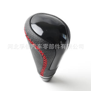Pomo de palanca de cambios para Lexus Is250 Is350, de cuero PU con costuras rojas, ergonómico, para transmisión manual - Product Image 4