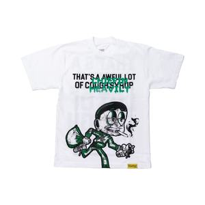 T-<span class=keywords><strong>shirt</strong></span> en coton personnalisé avec motif 'Ceci est un énorme quantité <span class=keywords><strong>de</strong></span> sirop pour la toux' pour femmes et hommes, <span class=keywords><strong>blanc</strong></span>, vente en gros - Product Image 6