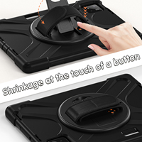 360 étui de protection robuste rotatif pour Mi Pad 7 housse de tablette antichoc avec support et bandoulière