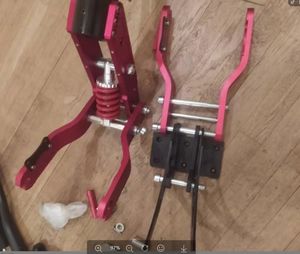 Suspensión para Patinete Eléctrico, Tamaño Abierto 135mm 150mm, Brazo de Horquilla Delantero y Trasero y Mecanismo de Plegado para Patinete de 10 y 11 Pulgadas - Product Image 3