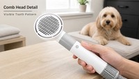 Sèche-cheveux ABS pour animaux de compagnie, outil de toilettage pour chiens et chats, peigne à air chaud