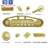 Nouvelle chaîne de chenilles compatible GuanYa pour excavatrices Cat311/312/120B/E120B, origine Zhejiang