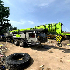 Grue sur camion Zoomlion d'occasion 80 tonnes, modèle 2021, moteur Weichai, pompe hydraulique, flèche à cinq sections, hauteur de levage 49m, capacité 33000kg, origine Chine - Product Image 1