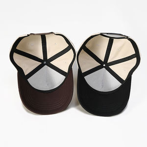 Casquette de baseball à 5 panneaux pour homme, 100% coton, bicolore, avec logo brodé, Gorras Dad Hat, Lanhai Custom - Product Image 5