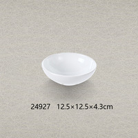 Assiettes en mélamine incassables, écologiques, de haute qualité, blanches, pour usage en restaurant, compatibles lave-vaisselle, qualité alimentaire, pour la cuisine chinoise