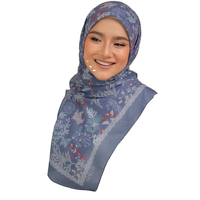 Vente en gros de foulards carrés imprimés à fleurs WEIWEI, Malaisie, Thaïlande, foulards islamiques pour femmes musulmanes, tudung bawal, voile en coton, hijab