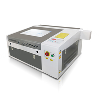 Machine de gravure laser CO2 de bureau 6040 pour petites entreprises, livraison rapide pour le granit, le verre, le bois, le papier, le MDF, prend en charge le LAS