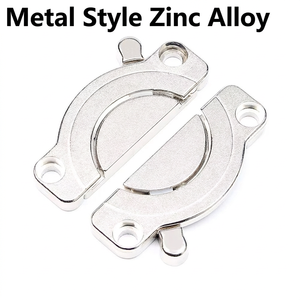 Conector de Metal y Plástico GQK para Tablero de Mesa, Hebilla de Unión para Escritorio, Herraje para Muebles de Cocina y Baño, Tamaño de Orificio de 10 mm - Product Image 4