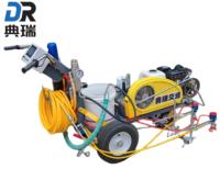Machine de marquage routier hydraulique à pulvérisation à froid DR023 avec fonction de rupture automatique de ligne pour parking