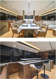 Luxe 55ft Commerciële Catamaran Glasvezel Zeejacht Ingebouwde Scheepsmotor Voor Sporttoerisme Passagiers Sightseeing Varen - Product Image 6