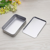 92x60x21mm Boîte coulissante en fer blanc Parfum solide Boîtier en métal Sourcils Savon Menthe Boîte d'emballage