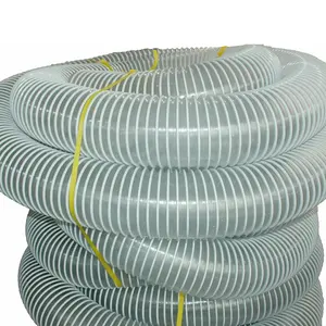 High Quality Flexible Reinforced Pvc Anti Crush Shock Suction Hose Discharge Pipe