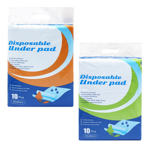 High Absorbency <b>Bed</b> <b>Pads</b> with Adhesive Strip Disposable Heavy Duty Waterproof Incontinence Underpads for Elderly Adults - Product Image 2