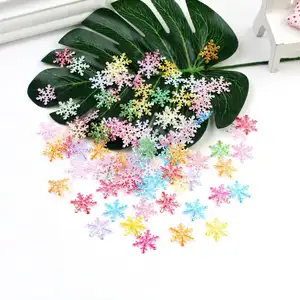 Bricolage flocon de neige en plastique décoration papier ferraille différentes tailles au choix plus de couleurs au choix 1578611