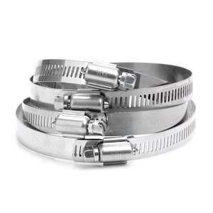 하이 퀄리티 스테인레스 스틸 201/304/316 조정 가능한 웜 기어 호스 클램프 라디에이터 호스 클램프 미터법 측정 시스템 - Product Image 3