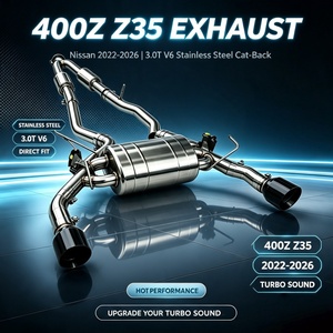 Kit d'échappement Catback avec silencieux à valve pour Nissan 400Z Z35 3.0T 2022-2026 pour améliorer les performances d'accélération de la <span class=keywords><strong>voiture</strong></span> <span class=keywords><strong>sport</strong></span> - Product Image 1