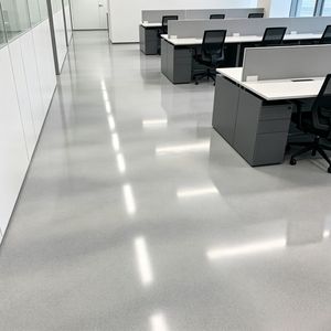 Revêtement de sol en époxy à effet marbre auto-nivelant, résistant à l'usure et durable, <span class=keywords><strong>peinture</strong></span> de sol en époxy avec sable coloré - Product Image 3