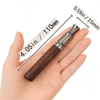 Inhalateur aromatique à base de plantes sans fumée pour l'arrêt du tabac, avec des extraits de plantes pures, style vintage, matériau métallique, plusieurs saveurs