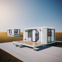 Immeuble d'appartement préfabriqué détachable Maison mobile modulaire Chambre à coucher préfabriquée Petite maison Maisons préfabriquées Maison préfabriquée à cadre en acier léger