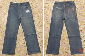 Pantalones <span class=keywords><strong>Cargo</strong></span> Vaqueros Blancos Personalizados para Hombre, Estilo Retro, Holgados, con Estampado de Letras, Parche Bordado, Diseño Sostenible Resistente al Viento, Alta Visibilidad - Product Image 5