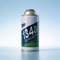 Gas Refrigeran R134a 340g Berat Bersih 99,9% Kemurnian Tinggi Refrigeran AC Mobil Grosir Pabrik OEM Tersedia