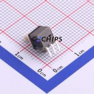 XKB5858-W-C Push Button Switch Through hole Component (THT) Switch No Lock Rectangle Button Right Angle Insert 100mA - Product Image 2