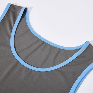 Camiseta sin mangas de secado rápido para correr de alta calidad para hombre, camisetas sin mangas para gimnasio muscular, camisetas con logotipo personalizado - Product Image 3