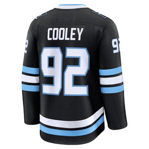 Jersey de hockey sobre hielo de Utah 2025-#9 Keller #92 Cooley #77 Peterka blanco 100% poliéster cosido bordado logotipos uniforme - Product Image 5