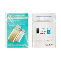 Bloqueur de données USB-A, adaptateur USB-A vers USB en alliage d'aluminium, prend en charge la charge rapide, empêche le vol de données pour iPhone iPad, compatible OEM