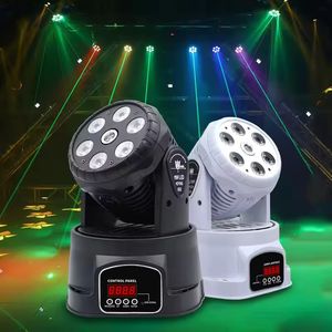 Luz Par LED Móvil de Cabeza Móvil 7*10w Rgbw 4 en 1 con Control Dmx512 y Clasificación Ip33 para Iluminación de Escenarios de Discotecas y DJ - Product Image 1